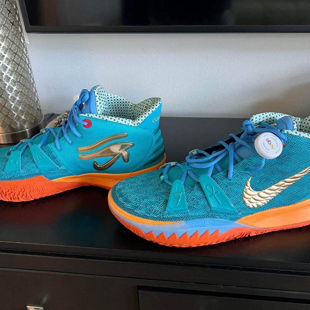 Nike Kyrie 7 Concepts "Horus" CT1135-900 Men’s 15 Basketball Shoes Pre-owned